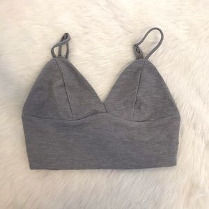 Sierra Furtado x Garage Gray Crop Top